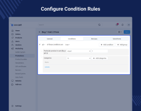 CS-Cart Special Promotion Conditions