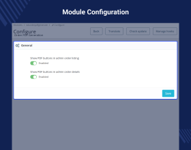 PrestaShop Order Multiple PDF Generator
