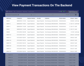 Odoo Website Square Payment Acquirer