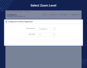 Prestashop Product Image Zoom