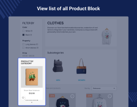 Prestashop Custom and Category Product Blocks