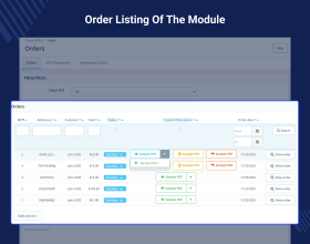 PrestaShop Order Multiple PDF Generator