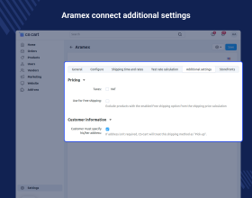CS-Cart Aramex Connect Shipping