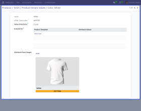 Odoo Attribute Extra Images