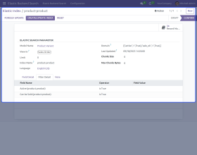 Odoo Backend Elasticsearch