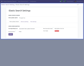 Odoo Backend Elasticsearch