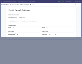 Odoo Backend Elasticsearch