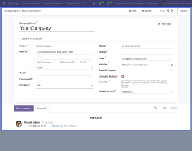 Odoo Multi Branch Employee