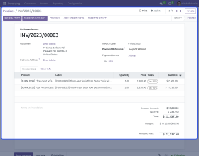 Odoo Invoice Margin