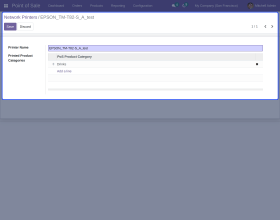 Odoo POS Kitchen Network Printer