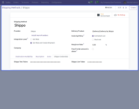 Odoo Shippo Shipping Integration