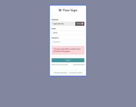 Odoo User Login Security