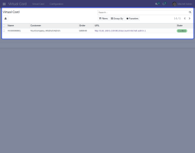 Odoo Virtual Card