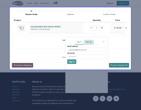 Odoo Website Guest Checkout