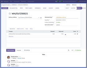 Odoo Website Internal Notes On Order