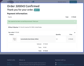 Odoo Website Payfast Payment Acquirer