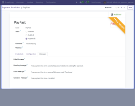 Odoo Website Payfast Payment Acquirer