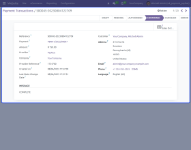 Odoo Website Payfast Payment Acquirer
