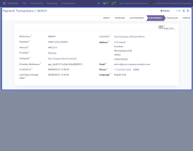 Odoo Website Payplug Payment Gateway