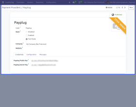 Odoo Website Payplug Payment Gateway