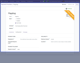 Odoo Website Payplug Payment Gateway