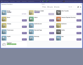 Odoo Website Paystack Payment Acquirer