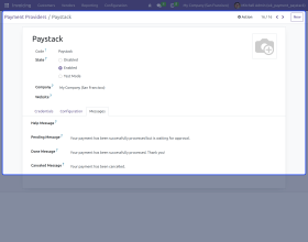 Odoo Website Paystack Payment Acquirer