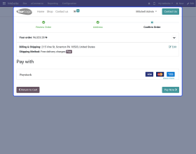 Odoo Website Paystack Payment Acquirer