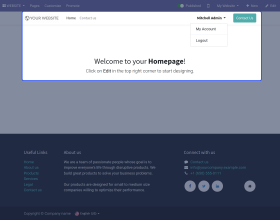 Odoo Website Project Kanban View