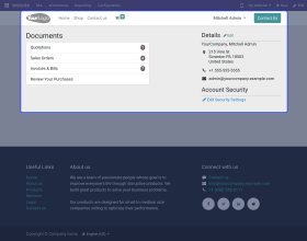 Odoo Website Review Your Purchases