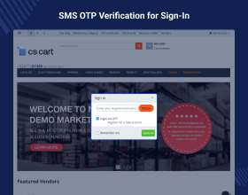 CS-Cart OTP Verification
