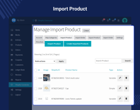WooCommerce WCFM Marketplace Shopify Connector