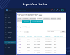 WooCommerce WCFM Marketplace Shopify Connector