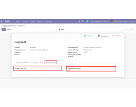 Odoo EasyPost Connector