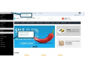 CS-Cart Modified Category Menu