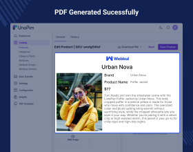 UnoPim PDF Generator
