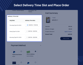 Laravel eCommerce Delivery Time Slot