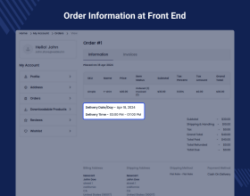 Laravel eCommerce Delivery Time Slot