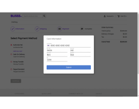 Laravel eCommerce Authorize.Net Payment Gateway