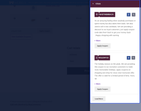 WooCommerce Coupon Listing