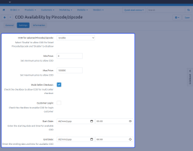 CS-Cart COD Availability By Pincode/Zipcode