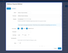 CS-Cart Midtrans Payment Method