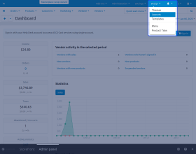 CS-Cart Multi-Vendor Seller Ads Booking