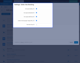 CS-Cart Multi-Vendor Seller Ads Booking