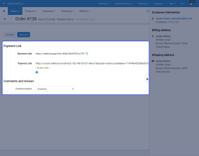CS-Cart Payment Link For Customer