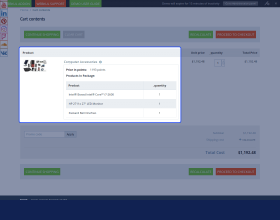 CS-Cart Product Package Builder