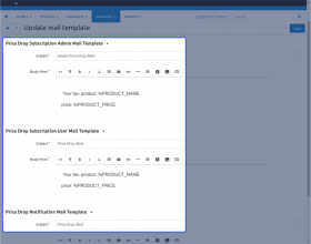 CS-Cart Price Drop Alert