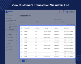 Laravel Customer Credit Extension