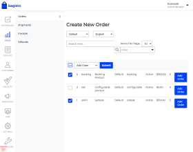 Laravel eCommerce Admin Order Creation