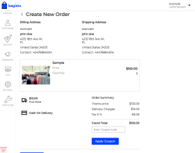 Laravel eCommerce Admin Order Creation